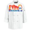 Eight Knot Button Chef Coat with Thermometer Pocket Thumbnail
