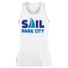 Women's Solid Racerback Tank Top Thumbnail